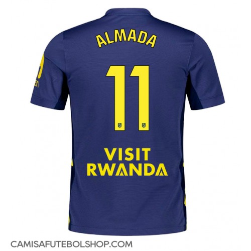 Camisa de time de futebol Atletico Madrid Thiago Almada #11 Replicas 2º Equipamento 2025-26 Manga Curta